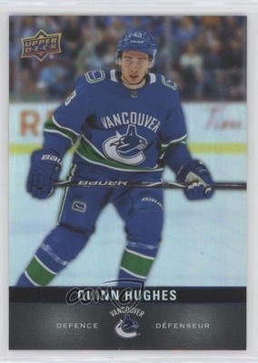 2019 Tim Hortons Collector's Series Premium Program Quinn Hughes Rookie RC 0q4m