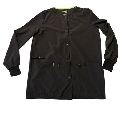 Scrubstar Premium Scrubwear Black Women s Scrub Jacket XS