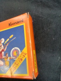 KONAMI Hyper Sports "Hyper Sports" with box explanation Famicom