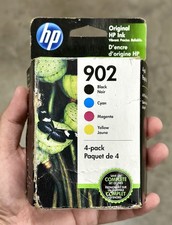 New Genuine HP 902 4PK Ink Cartridges OfficeJet Pro 6961, 6868 Exp 2020