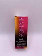Schwarzkopf Igora Vibrance 6-6 Dark Blonde Chocolate Tone On Tone Coloration 60g