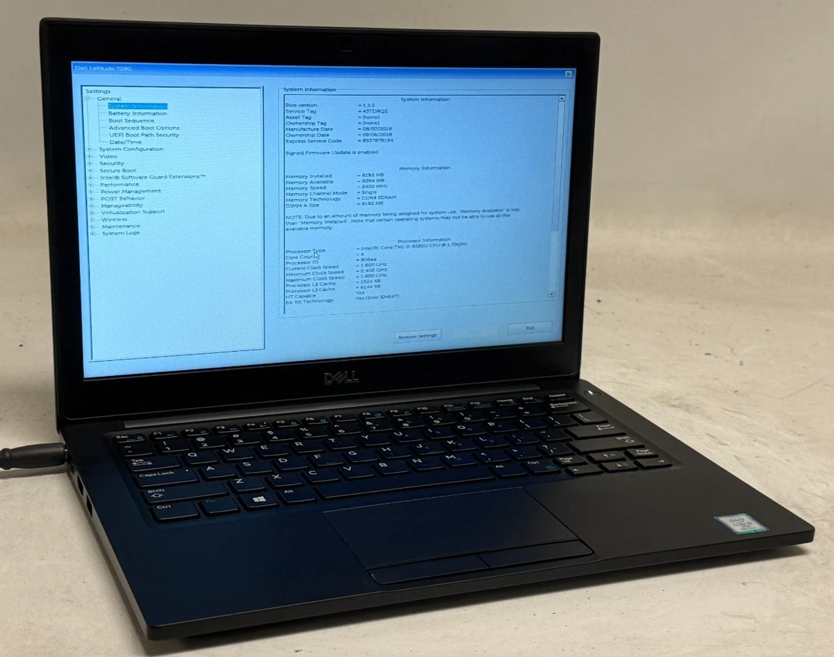 Dell Intel Core i5 8th Gen. PC Laptops & Netbooks 256 GB SSD