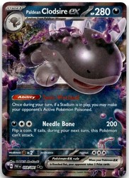 Paldean Clodsire ex 059/091 Paldean Fates Double Rare Holo