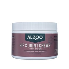Hip Joint Chews for Dogs, 100 Plant-Based Active Ingredients, Peanut Butte...