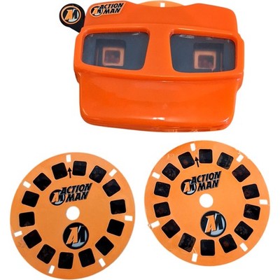 Action Man 3D Viewer with Two Image Reels Vintage Classic Toy