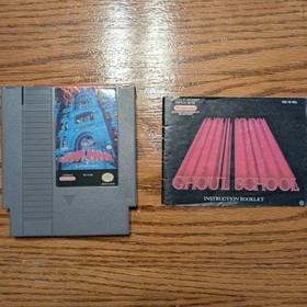 Ghoul School NES Nintendo Electro Brain Game + Manual Authentic Cleaned Tested