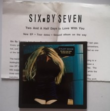 Six By Seven - Two Half Days - CD & Promo Sheet NM - Indie Britpop New Wave