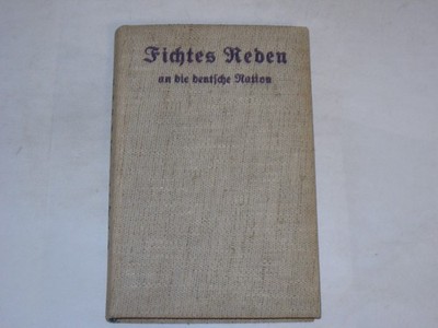 Liebert, Arthur:Fichtes Reden an die deutsche Nation