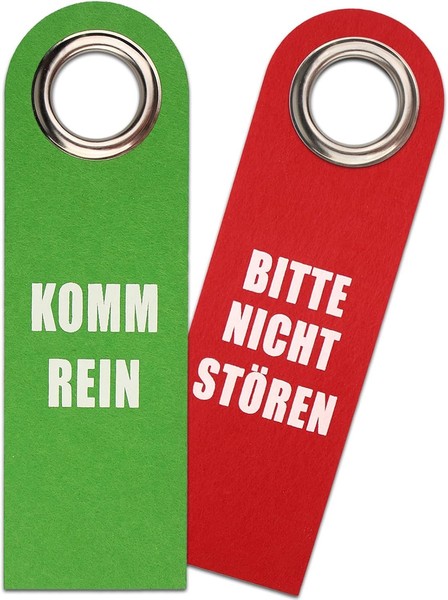 1 StüCk Schild Bitte Nicht StöRen BüRo,Bitte Klopfen Schild,Wendbares Do-image