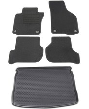 Fußmatten Kofferraumwanne für VW Golf 6 2008-2012 im Set Automatten Auslage