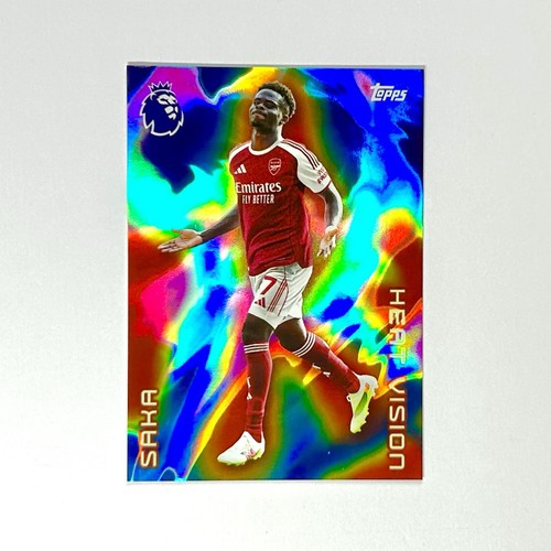 2025-26 Topps Premier League Heat Vision Bukayo Saka CASE HIT Arsenal #HV1 Read!