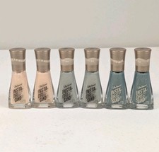 Sally Hansen Insta-Dri Nail Polish Lot of 6 Sand Collection 3 Color Pairs Earth