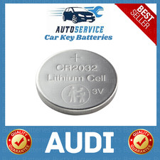 Batería Llavero Coche Para Audi A3 A4 S3 S4 2 X CR2032 Baterías NUEVO Repuesto