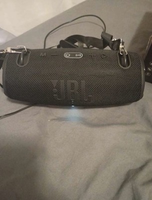 JBL Xtreme Portable Bluetooth Speaker Black Fabric Rectangular Carrying Strap