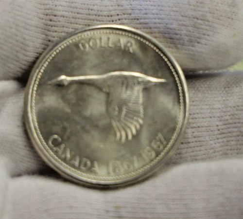 1967 Canada Silver Dollar $1 .800 Nice Unc