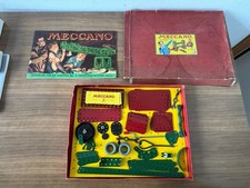 MECCANO Modello 3 Gioco Costruzioni Vintage Made In Liverpool Anni 50