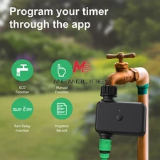 Smart Tuya Bluetooth Water Timer Delay Programmable Irrigation Sprinkler Timer