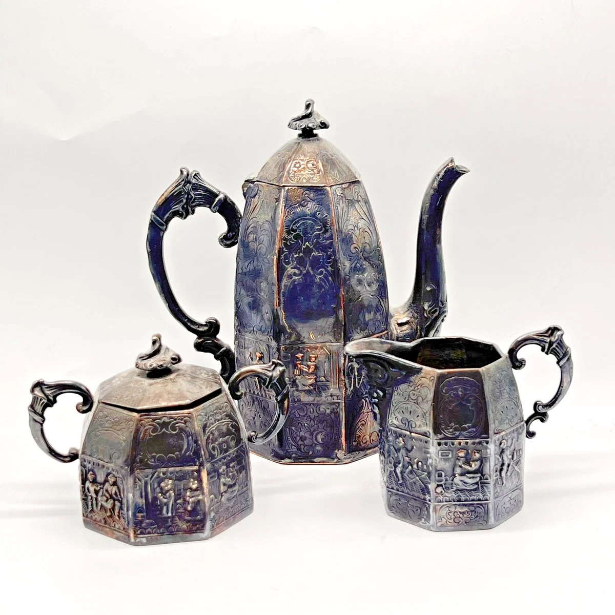Webster Antique US Silver-Plated Teapots, Coffee Pots & Sets for