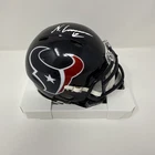 HOUSTON TEXANS NICO COLLINS SIGNED RIDDL MINI HELMET BECKETT COA!!!