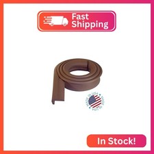 Kidkusion Jumbo Edge Cushion | Made in USA | 6 Ft | Brown | Child Safety Edge Gu