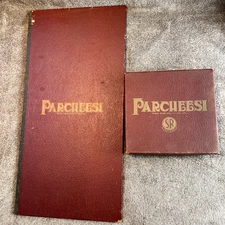 Vintage 1946 Parcheesi Selchow Righter-With Board (possibly antique) Complete