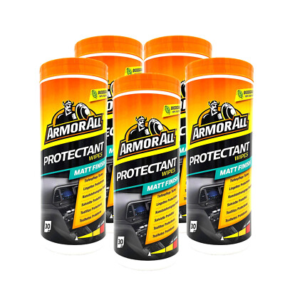 5x 30er Dose Armor All Wipes Kunststoff Pflegetücher seidenmatt Reinigungstücher