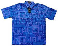 Mens Thai Silk Shirt From Bangkok Thailand - New Design Around Thailand  80XL