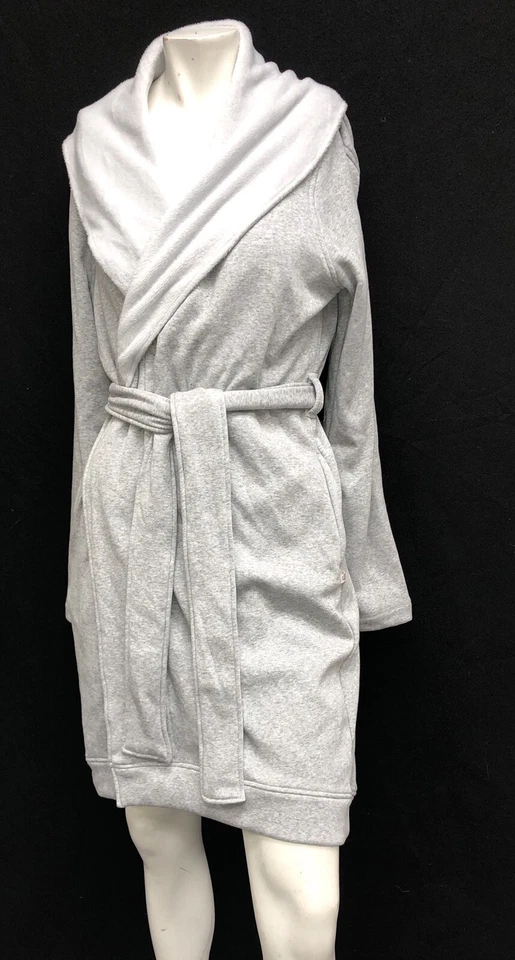 UGG Australia Bata Blanca Mantón Cuello Mujer Spa Sello Alto-Bajo Gris Jaspeado Foto 4 de 4