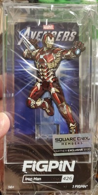 FIGPIN IRON MAN 426 SQUARE ENIX MEMBERS MARVEL AVENGERS EXCLUSIVE BOX OF 6