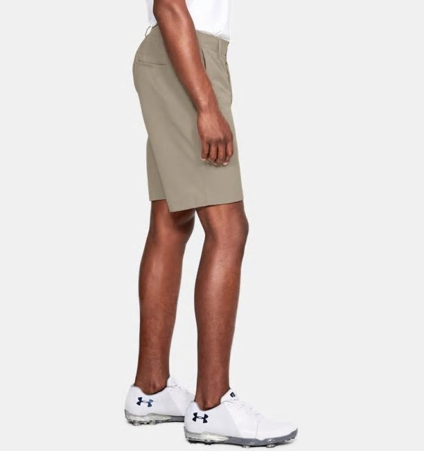Under Armour UA Flatfront Showdown Vented Golf Shorts 1309551 Khaki