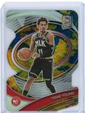 2020-21 Panini Spectra Basketball Universal Die-Cut #17 Trae Young #3/8