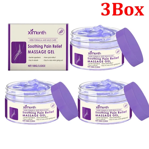 Kresin Joint Pain Gel Purple Gel, Kresin Soothing Pain Massage Gel Neck 100g 1-5 - Picture 16 of 17
