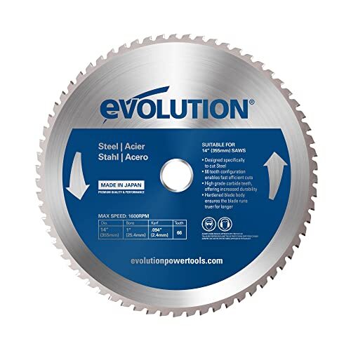 NEW - Evolution Power Tools  acciaio EVOBLADE255 Evolution 255 mm in acciaio al
