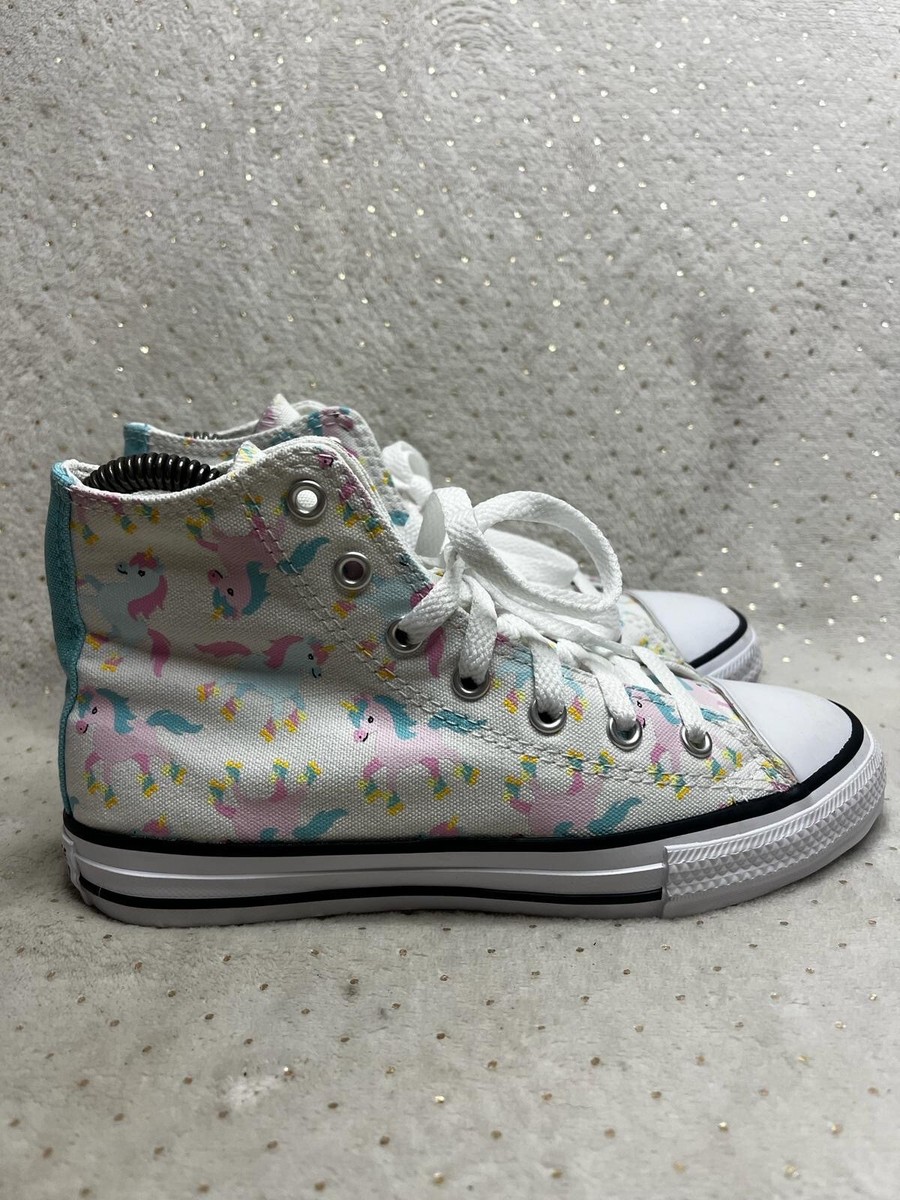 Converse All Star High Top Shoes Unicorn Pattern 669816F