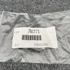 Lot of 5 Spec 781T71  1-1/2" L Extension Spring Crossover Center Loop End 302 SS