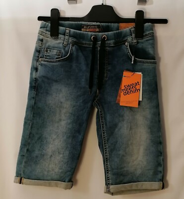 Blue Effect, Joggdenim Bermuda, Größe 152, blue regular