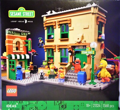 LEGO 21324 IDEAS 123 Sesame Street Sesamstraße Ernie Bert Krümelmonster Elmo NEU