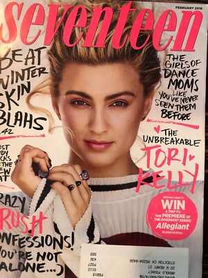 Seventeen Magazine February 2016 - The Unbreakable Tory Kelly | eBay