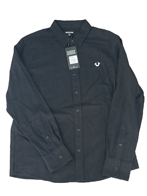 true religion dress shirts True Religion Button Up Western Plaid Shirt Mens Purple 3XL Flap Horseshoe