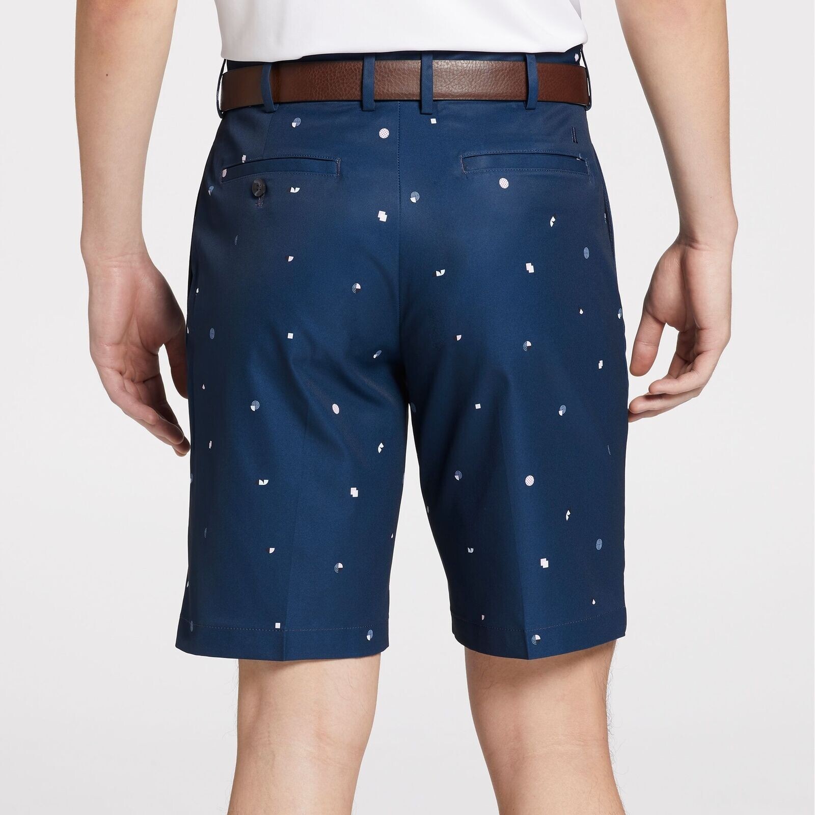 Walter Hagen Men's Perfect 11 Golf Shorts Art Deco Print Navy Size 34 eBay