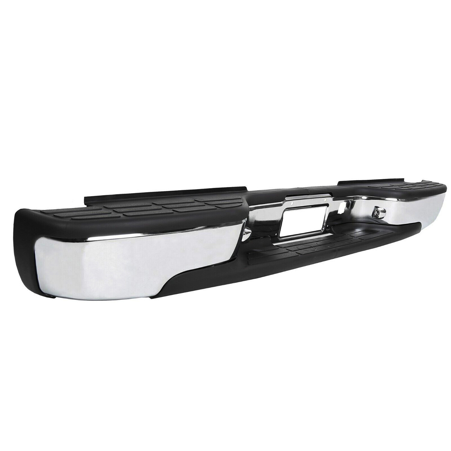 Chrome Rear Step Bumper For 1999-2004 05 06 2007 Chevy Silverado GMC