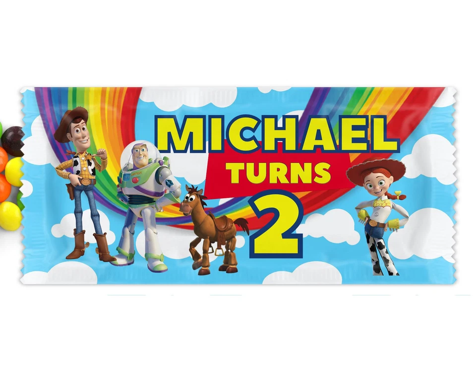 Etiquetas de caramelos Toy Story Fruit Rainbow Foto 2 de 2