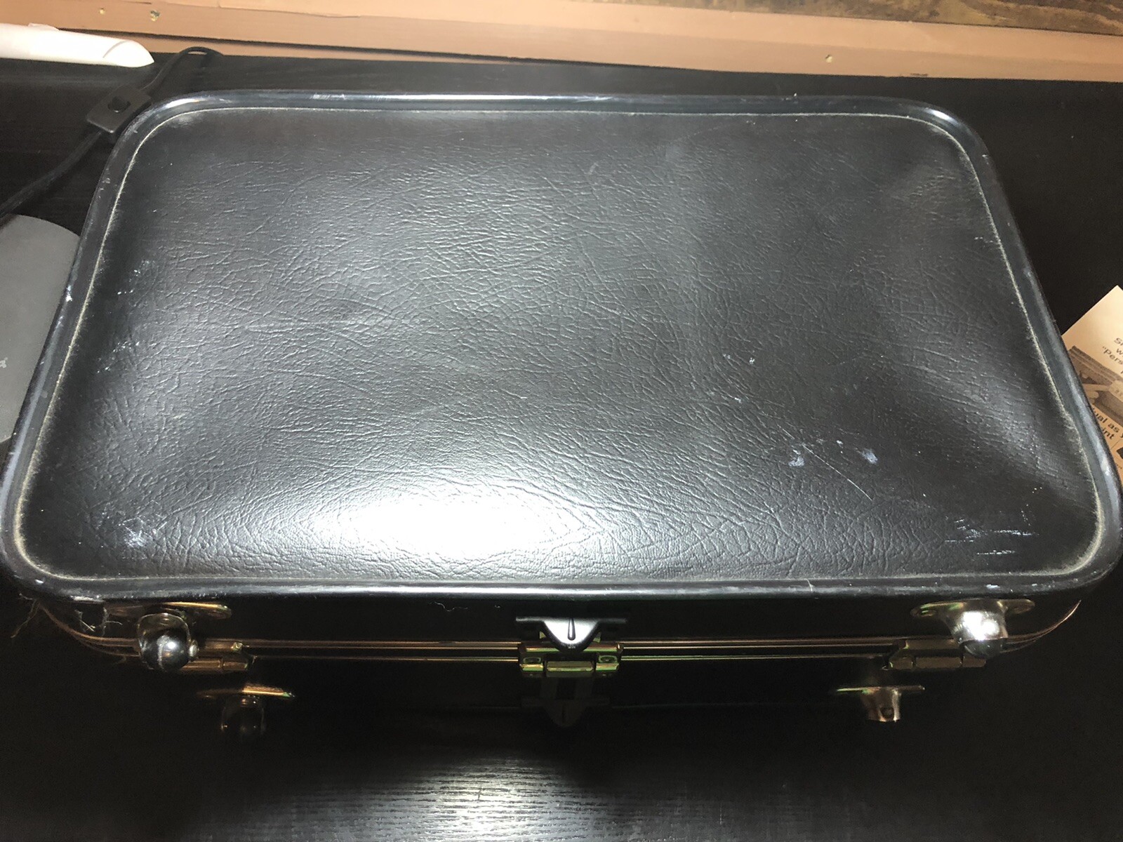 Vintage Skyway Travel Personal Touch Black Suitcase Luggage w Combo Lock & Instr eBay