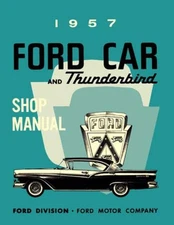 1957 Ford Shop Service Repair Manual Book Engine Drivetrain Electrical OEM Guide