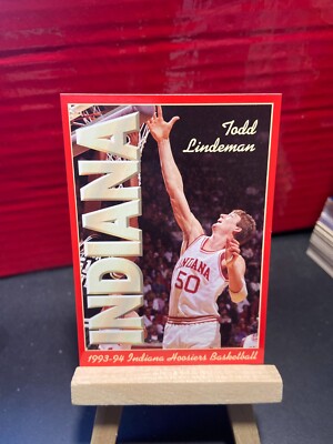 1993-94 Indiana #11 Todd Lindeman Hoosiers