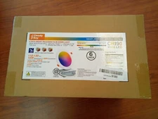 6 Pack CLOUDY BAY 6" Inch Smart Wifi LED Recessed Lights RGBCW Color Changing 