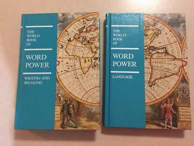 The World Book Of Word Power Language Vol 1 & 2 Writing And Spelling Grammar 