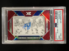 2018 Panini XR #LE-33 Ito Smith - Luminous Endorsements Auto BLUE /49 - PSA 9