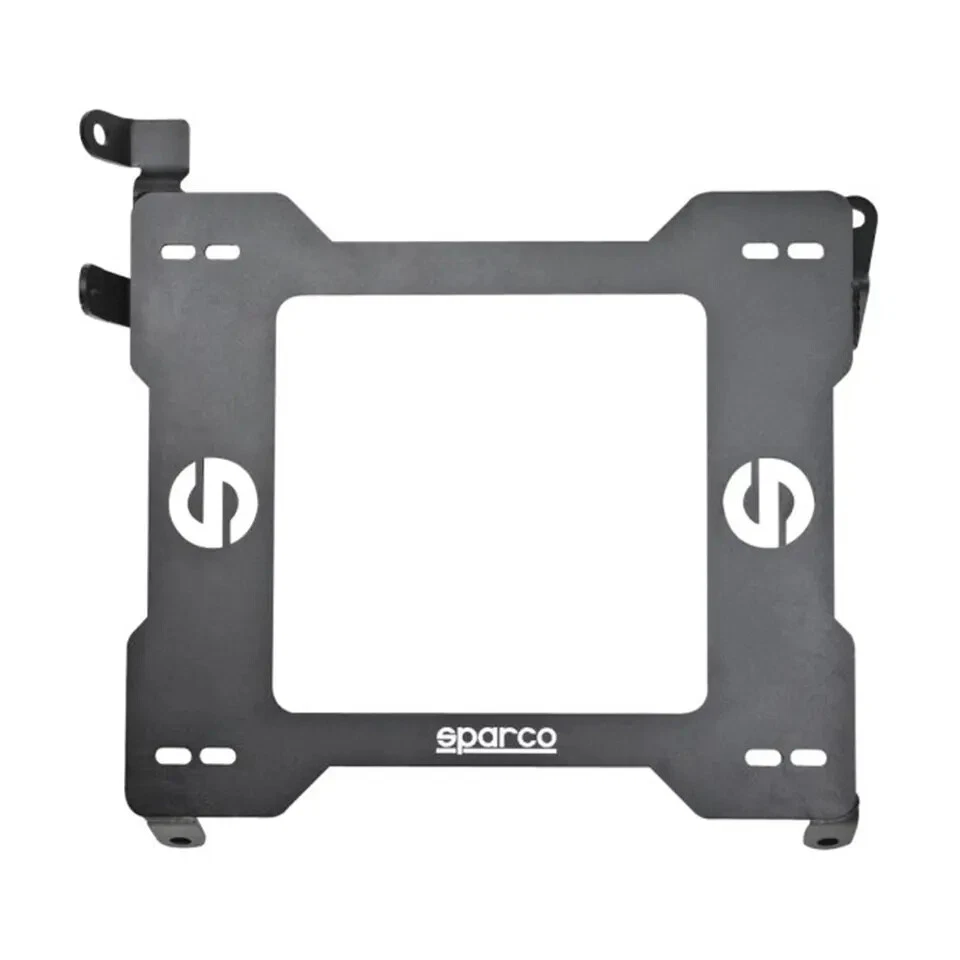 Base de asiento izquierdo Sparco serie 600 atornillable 3/16" acero para Nissan GT-R 2011-2016 Foto 2 de 4