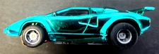 TYCO HO 1/64 SLOT CAR Lamborghini Teal WORKS TESTED AFX Track